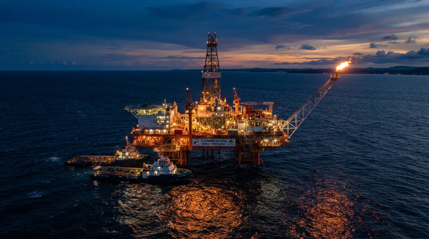 Offshore Oil and Gas Platform Rig